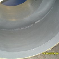 Pierwsza powłoka materiału Belzona 1392 (Ceramic HT2) w kolorze szarym