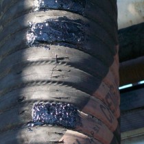 Wzmocniona naprawa z użyciem materiału Belzona 2111 (D&A Hi-Build Elastomer)