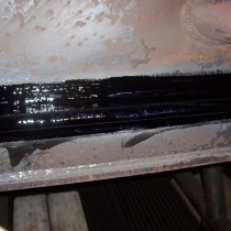 Dylatacja kondensatora uszczelniona z użyciem materiału Belzona 2121 (D&A Hi-Coat Elastomer)