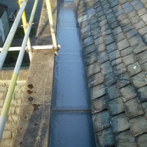 Gotowa naprawa koryta odpływowego z użyciem materiału Belzona 3111 (Flexible Membrane)