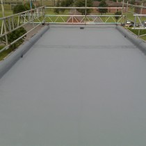 Materiał Belzona 3111 (Flexible Membrane) zastosowany do zabezpieczenia dachu budynku