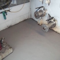 Powierzchnia podłogi odbudowana z użyciem materiału Belzona 4131 (Magma-Screed)