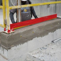 Ściana odbudowana z użyciem produktu Belzona 4154
