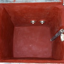 Materiał Belzona 4181 (AHR Magma-Quartz) zastosowany na całej powierzchni