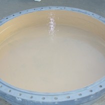 Pokrywa tylna wymiennika ciepła z powłoką Belzona 5811 (Immersion Grade) zapewniającą trwałe zabezpieczenie przed korozją