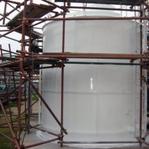 Dodatkowe zabezpieczenie z użyciem materiału Belzona 5111 (Ceramic Cladding) zapewniającego odpowiednie wykończenie 